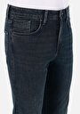 thumb-Skinny Fit Yüksel Bel Dar Paça Erkek İndigo Jean Pantolon