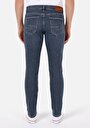 thumb-Slim Fit Düşük Bel Dar Paça Erkek İndigo Jean Pantolon