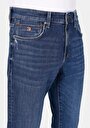 thumb-Slim Fit Düşük Bel Dar Paça Erkek Lacivert Jean Pantolon