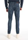 thumb-Slim Fit Düşük Bel Dar Paça Erkek Koyu İndigo Jean Pantolon