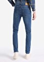thumb-Straight Fit Düşük Bel Düz Paça Erkek İndigo Jean Pantolon