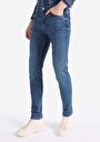thumb-Straight Fit Düşük Bel Düz Paça Erkek İndigo Jean Pantolon
