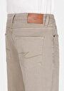 thumb-Loose Straight Fit   Erkek Bej Jean Pantolon