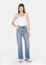 thumb-Regular Fit   Kadın Açik İndigo Jean Pantolon