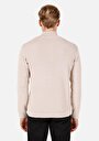 thumb-Regular Fit Turtle Neck Düz Erkek Ekru Kazak
