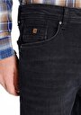 thumb-Regular Fit Orta Bel Düz Paça Erkek Denim Jean Pantolon