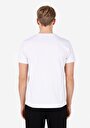 thumb-Regular Fit Yuvarlak Yaka Baskılı Erkek Beyaz Kısa Kol Tişört