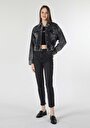 thumb-Oversize Fit Siyah Kadın Ceket Cl1058097