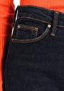 thumb-Regular Fit Orta Bel Bootcut Kadın İndigo Jean Pantolon