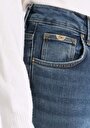 thumb-Mom Fit   Kadın İndigo Jean Pantolon