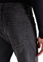thumb-Slim Fit Düşük Bel Dar Paça Erkek Siyah Jean Pantolon