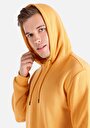 thumb-Regular Fit Örme Erkek Sari Sweatshirt