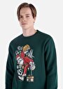 thumb-Regular Fit   Erkek Yeşil Sweatshirt
