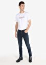 thumb-Straight Fit Orta Bel Düz Paça Erkek Lacivert Jean Pantolon