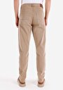 thumb-Straıght Fıt Orta Bel Düz Paça Erkek Bej  Pantolon