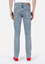 thumb-Straight Fit Düşük Bel Düz Paça Erkek İndigo Jean Pantolon