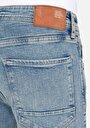 thumb-Straight Fit Düşük Bel Düz Paça Erkek İndigo Jean Pantolon