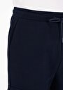 thumb-Slim Fit Orta Bel Düz Erkek Lacivert Şort