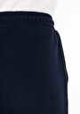 thumb-Slim Fit Orta Bel Düz Erkek Lacivert Şort
