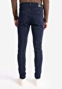 thumb-Slim Fit Düşük Bel Dar Paça Erkek Koyu İndigo Jean Pantolon