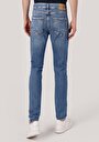 thumb-Slim Fit Düşük Bel Dar Paça Erkek İndigo Jean Pantolon