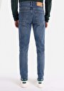 thumb-Slim Fit Düşük Bel Dar Paça Erkek Koyu İndigo Jean Pantolon