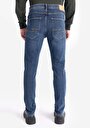 thumb-Straight Fit Düşük Bel Düz Paça Erkek Lacivert Jean Pantolon
