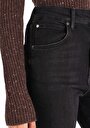 thumb-Regular Fit Yüksek Bel Bootcut Kadın İndigo Jean Pantolon