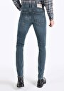 thumb-Slim Fit Düşük Bel Dar Paça Erkek Denim Jean Pantolon