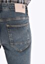 thumb-Slim Fit Düşük Bel Dar Paça Erkek Denim Jean Pantolon