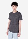 thumb-Regular Fit Yuvarlak Yaka Baskılı Erkek Antrasit Kısa Kol Tişört