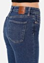 thumb-Skinny Fit Orta Bel Dar Paça Kadın Denim Jean Pantolon