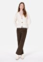 thumb-Regular Fit   Kadın Ekru Hırka