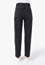 thumb-Straight Fit Kadın Siyah Denim Jean Pantolon