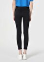 thumb-Skinny Fit Orta Bel Dar Paça Kadın Siyah Jean Pantolon