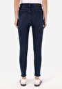 thumb-Skinny Fit Kadın Pamuk İndigo Jean Pantolon