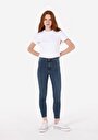 thumb-Skinny Fit   Kadın Koyu İndigo Jean Pantolon