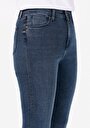 thumb-Skinny Fit   Kadın Koyu İndigo Jean Pantolon
