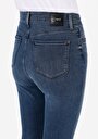 thumb-Skinny Fit   Kadın Koyu İndigo Jean Pantolon