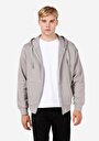 thumb-Oversize Fit   Erkek Taş Sweatshirt