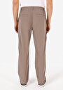 thumb-Regular Fit Orta Bel Düz Paça Erkek Bej  Pantolon