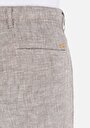 thumb-Regular Fit Orta Bel Düz Paça Erkek Kahverengi  Pantolon