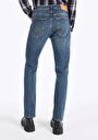 thumb-Regular Fit Orta Bel Daralan Paça Erkek İndigo Jean Pantolon