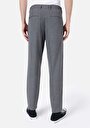 thumb-Carrot Fit Orta Bel Düz Paça Erkek Gri  Pantolon