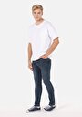 thumb-Skinny Fit Yüksel Bel Dar Paça Erkek İndigo Jean Pantolon