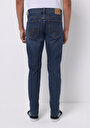thumb-Slim Fit Düşük Bel Dar Paça Erkek İndigo Jean Pantolon