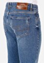 thumb-Slim Fit Düşük Bel Dar Paça Erkek İndigo Jean Pantolon