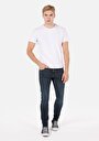 thumb-Slim Fit Düşük Bel Dar Paça Erkek Denim Jean Pantolon