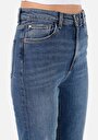 thumb-Regular Fit   Kadın İndigo Jean Pantolon