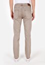 thumb-Straıght Fıt Orta Bel Düz Paça Erkek Bej  Pantolon
